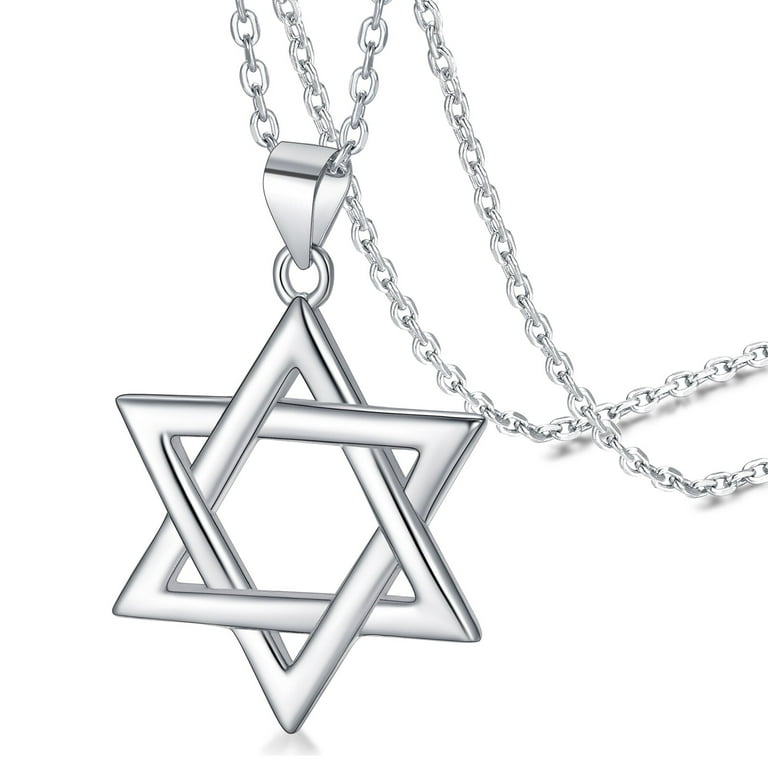 Jewish star deals necklace womens