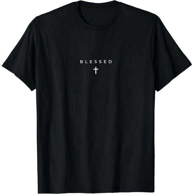 Faithful Cross Minimalist Christian Tee - Embrace Subtle Religious