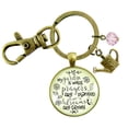 thumbnail image 1 of Faithful Gardener Keychain My Garden Where Prayers Are Planted Womens Gift Jewelry, 1 of 7