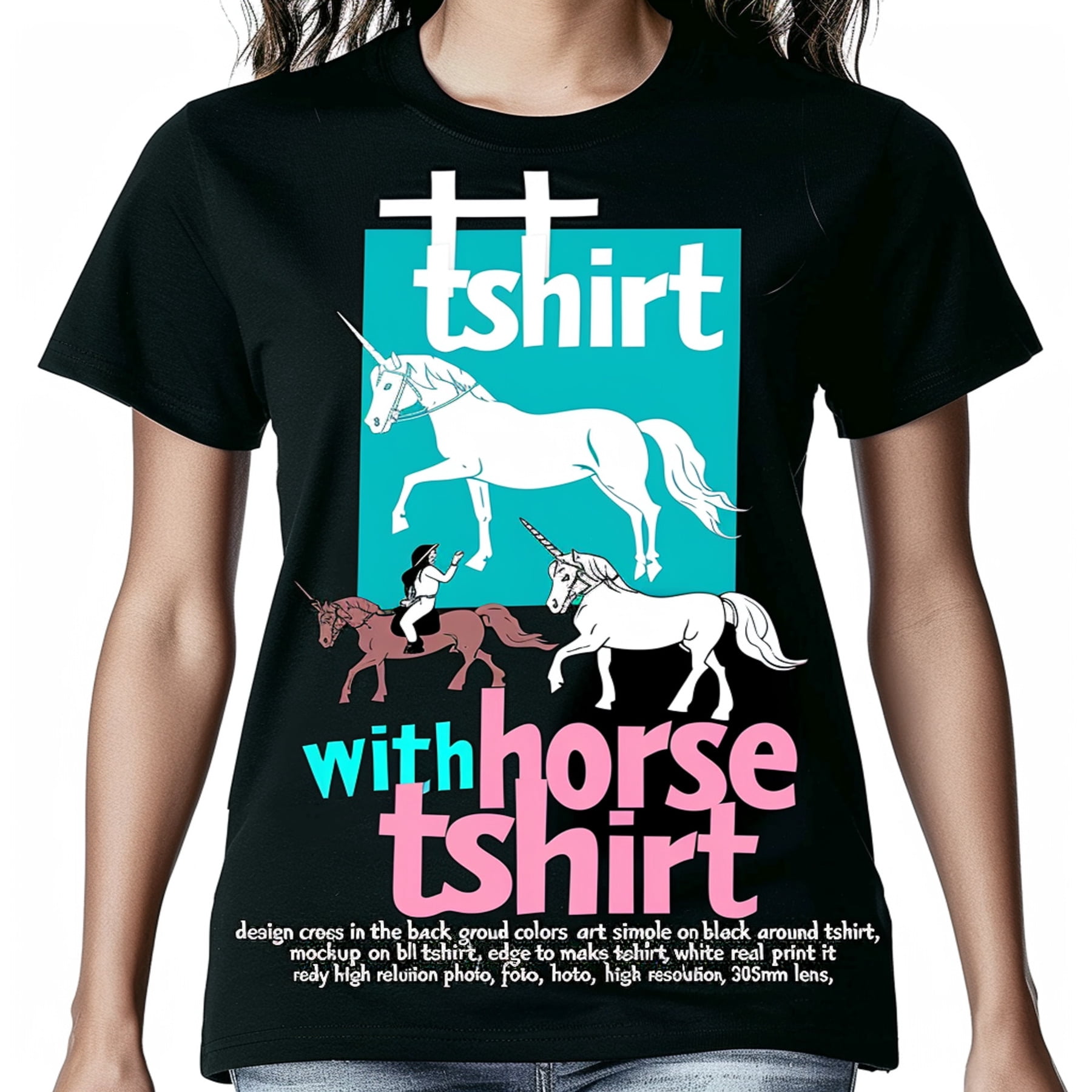 Faithful Rider This Girl Runs on and Horses TShirt Horse Theme with