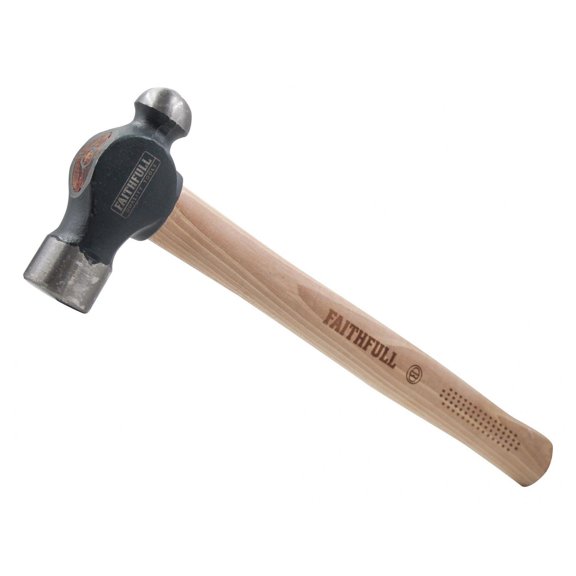 Faithfull Ball Pein Hammer, Fsc Hickory Handle