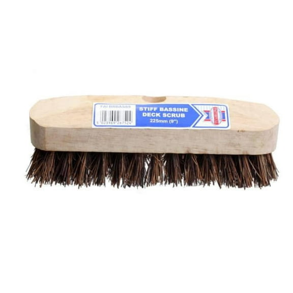 Faithfull - Deck Scrub Stiff Broom Head 225mm (9in)