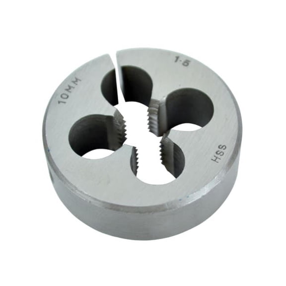 Faithfull - HSS Straight Flute Split Die M10 x 1.50, 1.1/2in OD