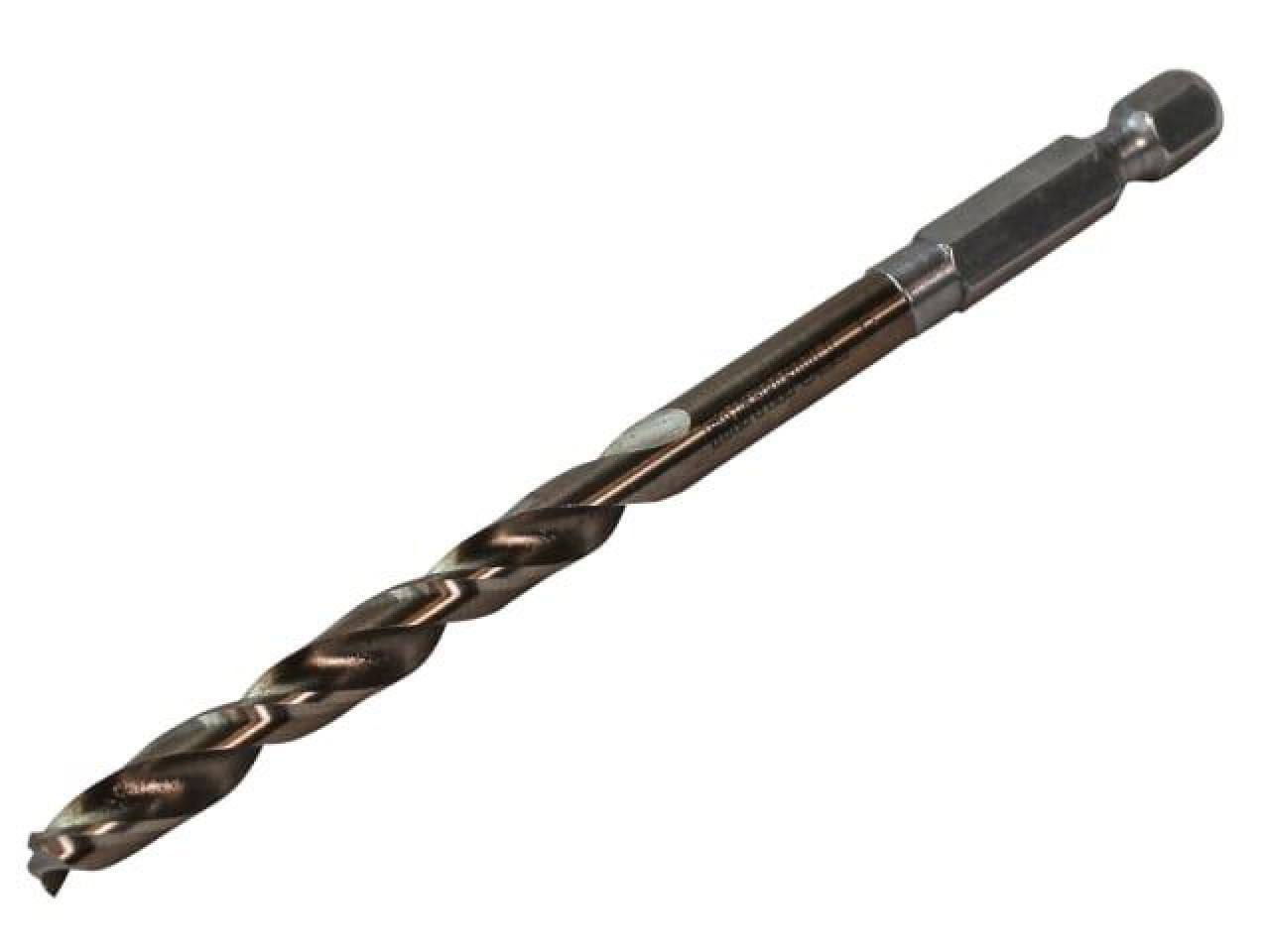 Faithfull - HSSE M35 Cobalt Quick-Change Impact Drill Bit 3.0mm OL:77mm WL:33mm
