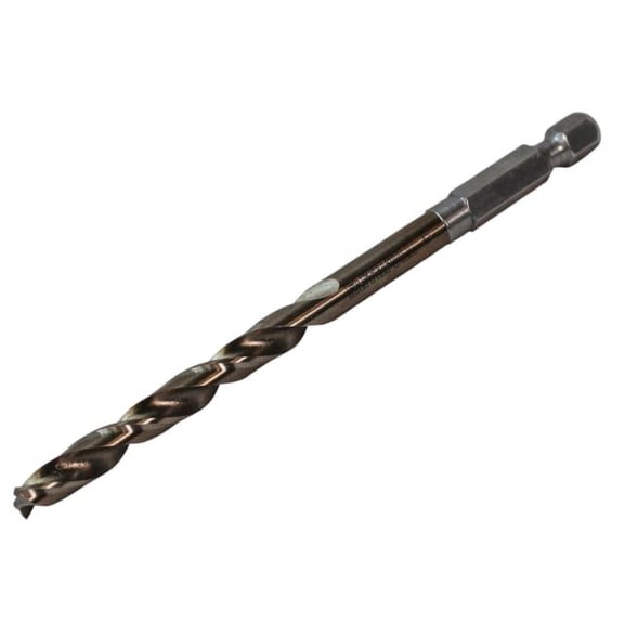 Faithfull - HSSE M35 Cobalt Quick-Change Impact Drill Bit 3.0mm OL:77mm WL:33mm