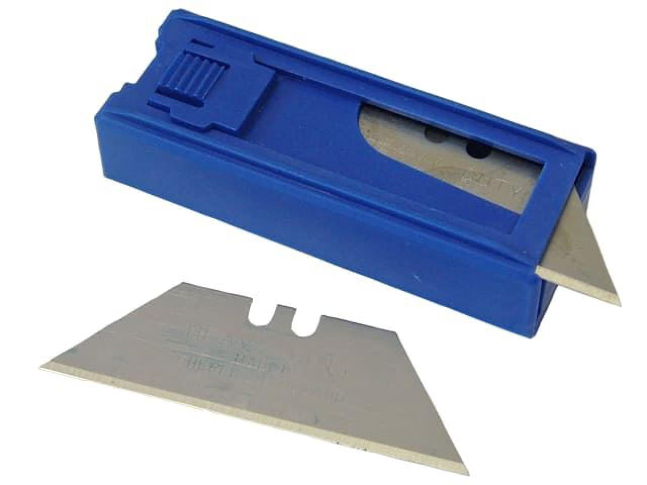 Faithfull - Heavy-Duty Trimming Knife Blades (Dispenser 10)