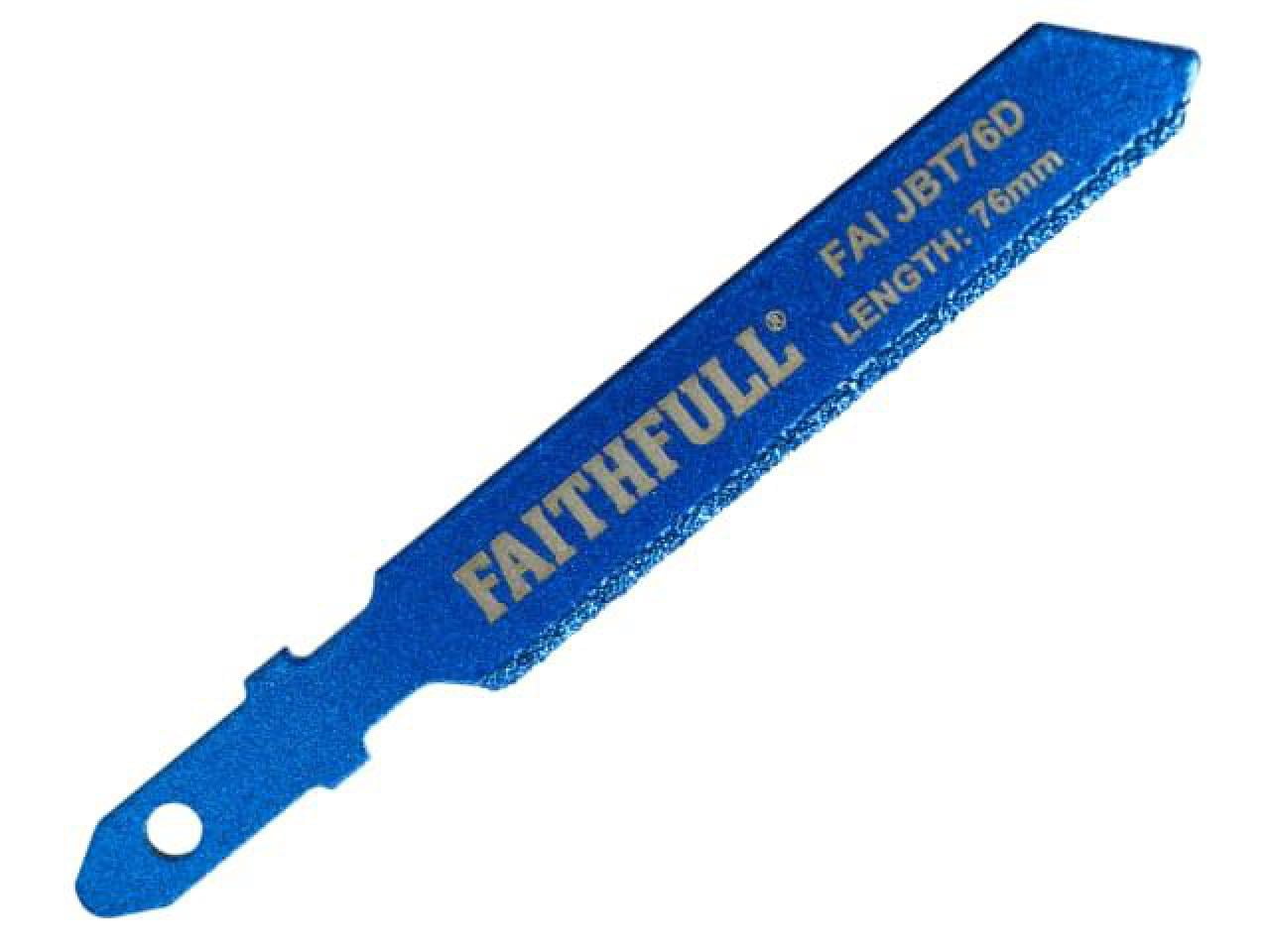 Faithfull - Jigsaw Blade Diamond Grit 76mm