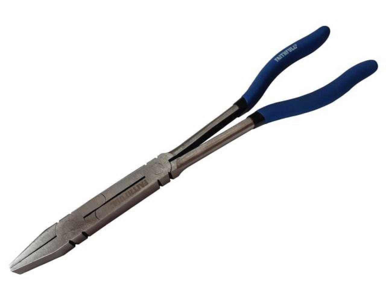 Faithfull - Long Reach Flat Nose Pliers 300mm (12in)