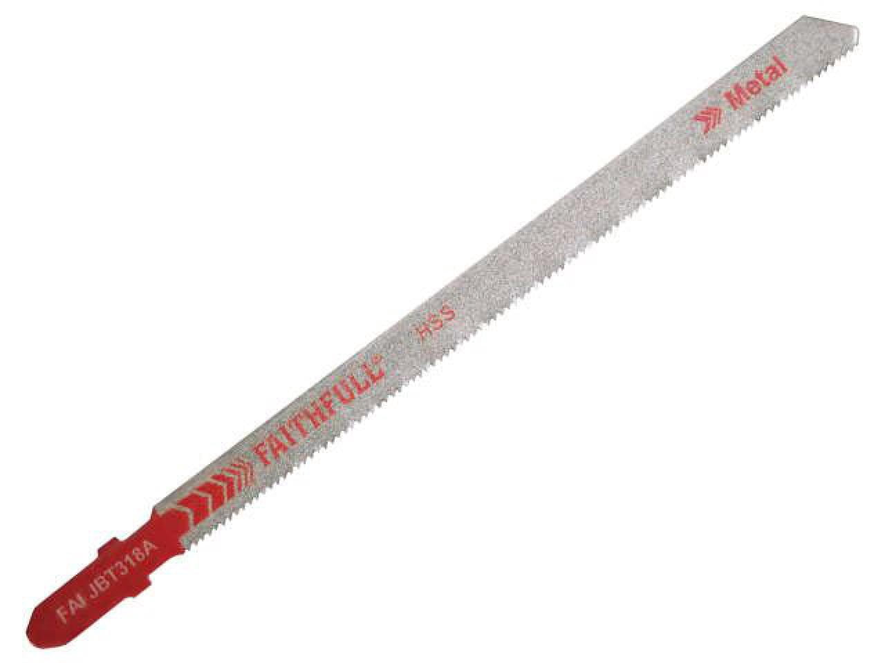 Faithfull - Metal Cutting Jigsaw Blades Pack of 5 T318A