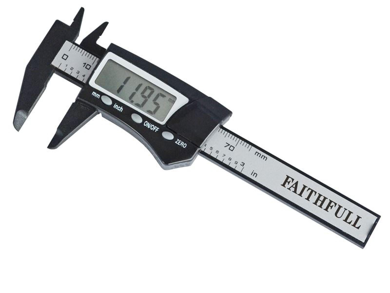 Faithfull - Mini Digital Caliper 75mm Capacity