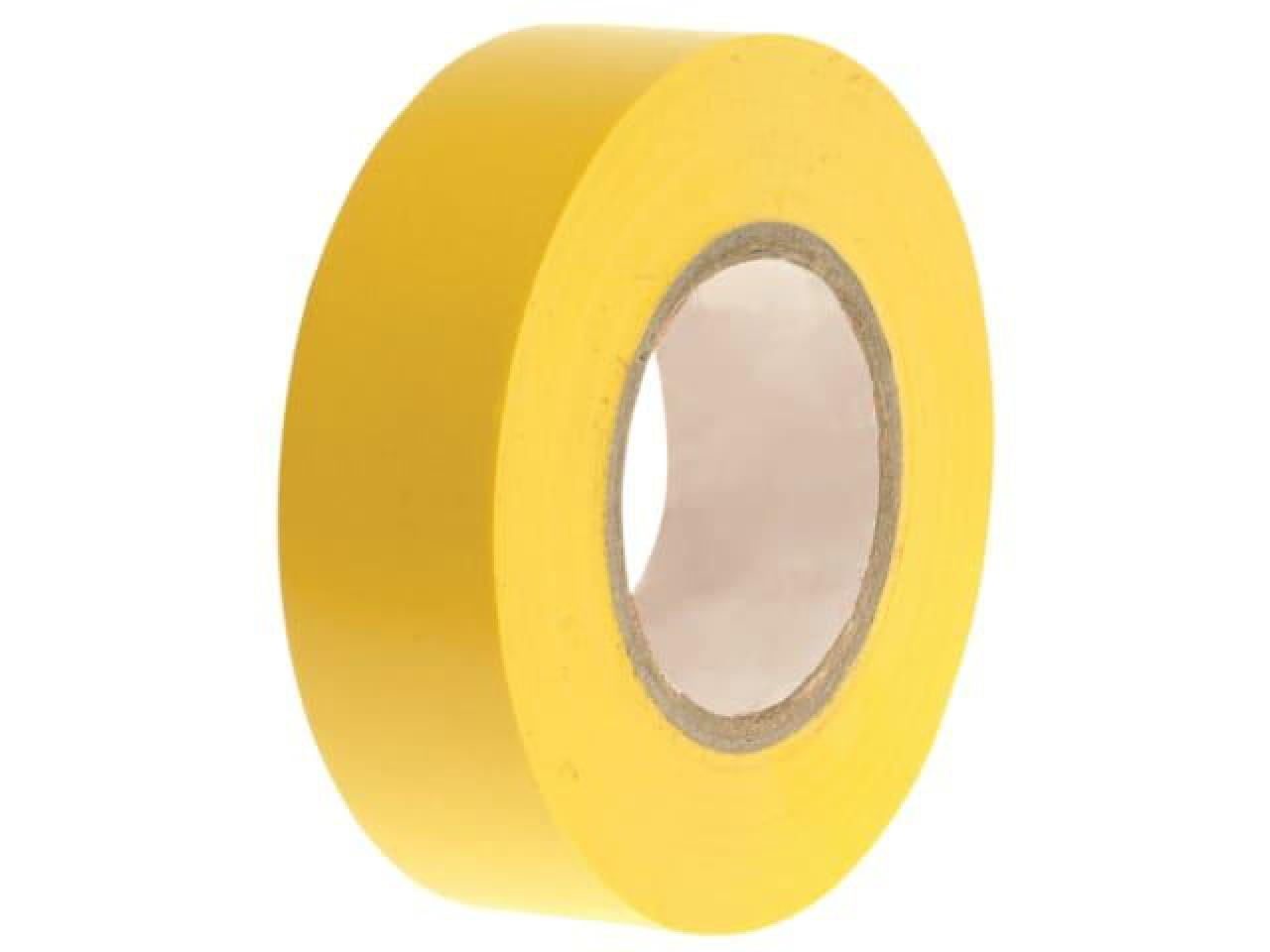 Faithfull - PVC Electrical Tape Yellow 19mm x 20m