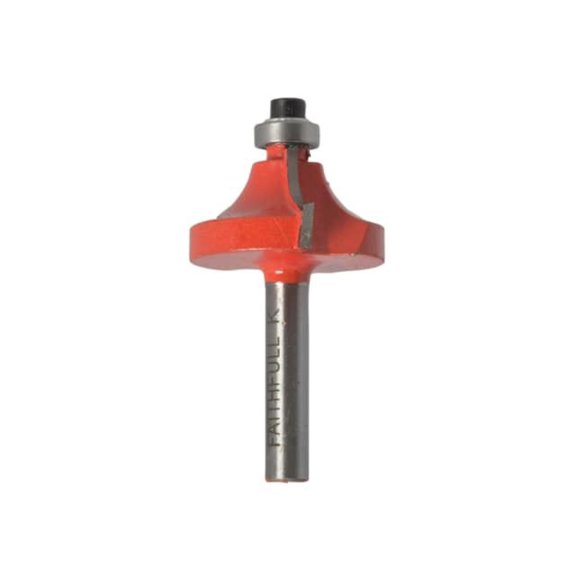 Faithfull - Router Bit TCT Ovolo 16.5mm 1/4in Shank