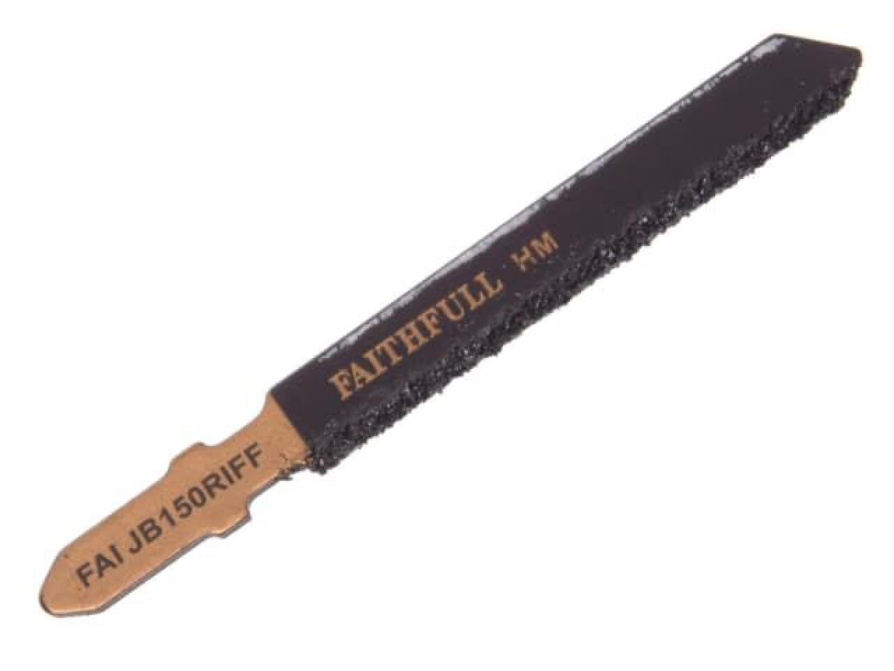 Faithfull - TCT Riff Tile Cutting Jigsaw Blades Pack of 5