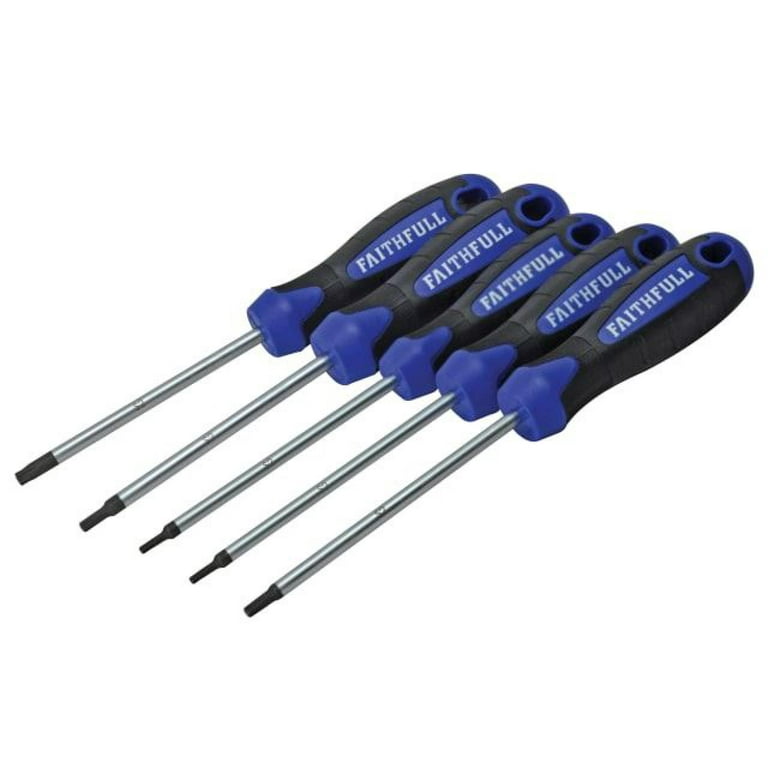 Faithfull - TORX (Star) Head Screwdriver Set, 5 Piece