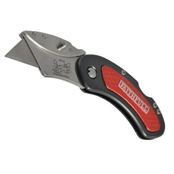 Faithfull - Utility Folding Knife with Blade Lock