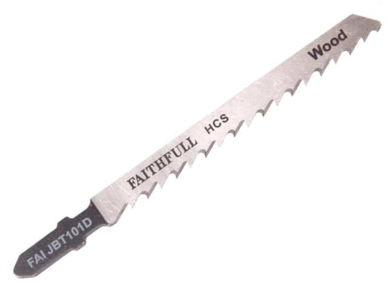 Faithfull - Wood Jigsaw Blades Pack of 5 T101D