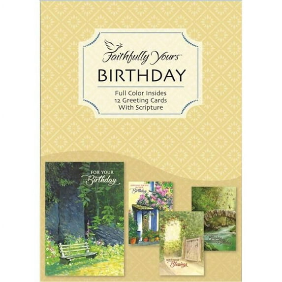 Wishing You Well Birthday Cards, Box Of 12