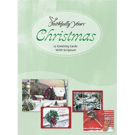 Faithfully Yours 21532X Boxed - Card Value-Christmas Heartland-Assorted - Box of 12