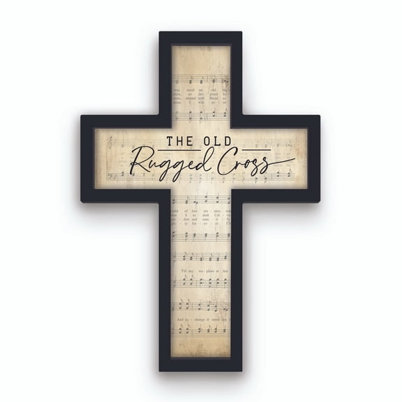Faithworks CRO0278 Hymns Of Our Heritage Collection Framed Cross - The Old Rugged Cross
