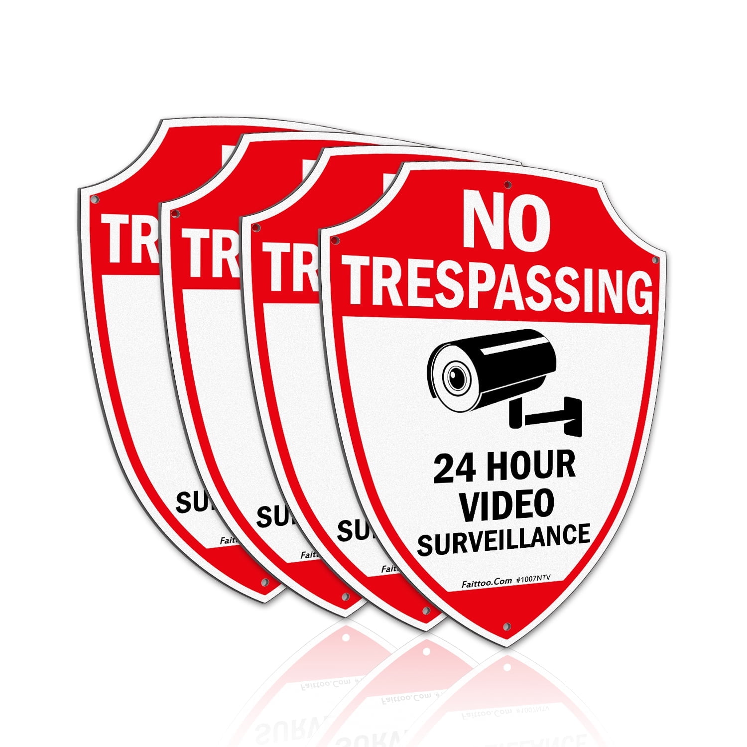 Trespassing Video Surveillance Sign Trespassing Video Surveillance Sign
