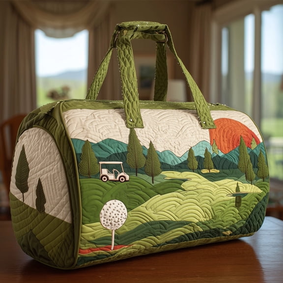 Faiway Dream Quilted Duffle Bag, Quited Travel Tote Bag, Quited Weekender Travel Bag, Carry On Duffle