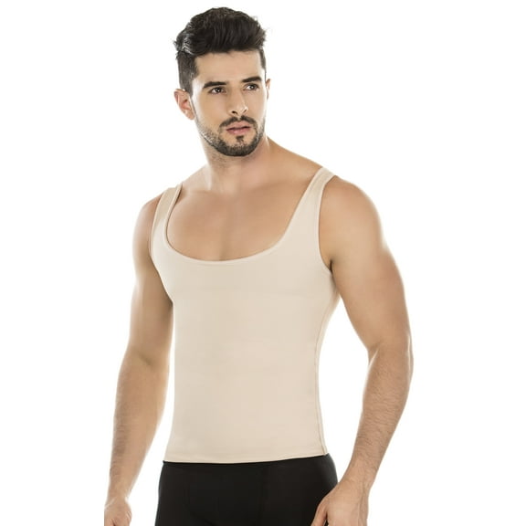 Faja Body Shaper For Men Tummy Tank Camis Compression Shirt Belly Trimmer Back Pain Relief Helps Maintain Posture Seamless