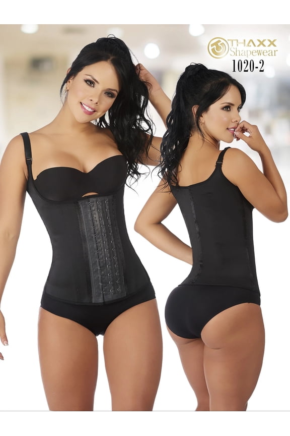 Faja Colombiana Thaxx Chaleco Latex Recubierto 3 Broches