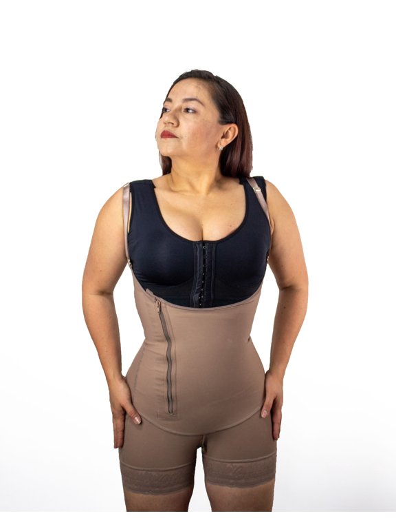 high compression side zipper shapewear abdominal waist and lower back control natural buttock enhancement bands perineal zipper 100% Colombian product.