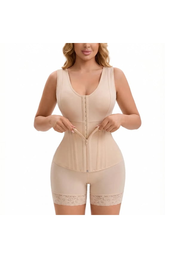Fajas Colombianas Moldeadoras Overbust Shapewear For Women Tummy Control Full Body Shaper & Butt Lifter Post Surgery Compression Garment