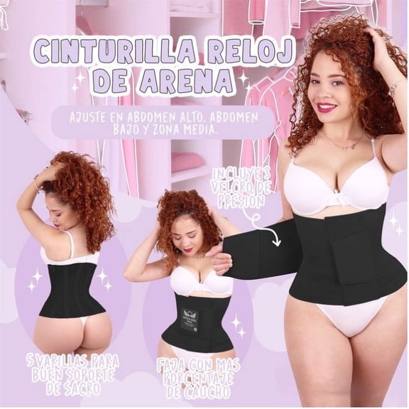 Fajas Moda King Peru Hourglass Waist Trainer Body Girdle Women's Waist Shapers Size M Brand New Condition