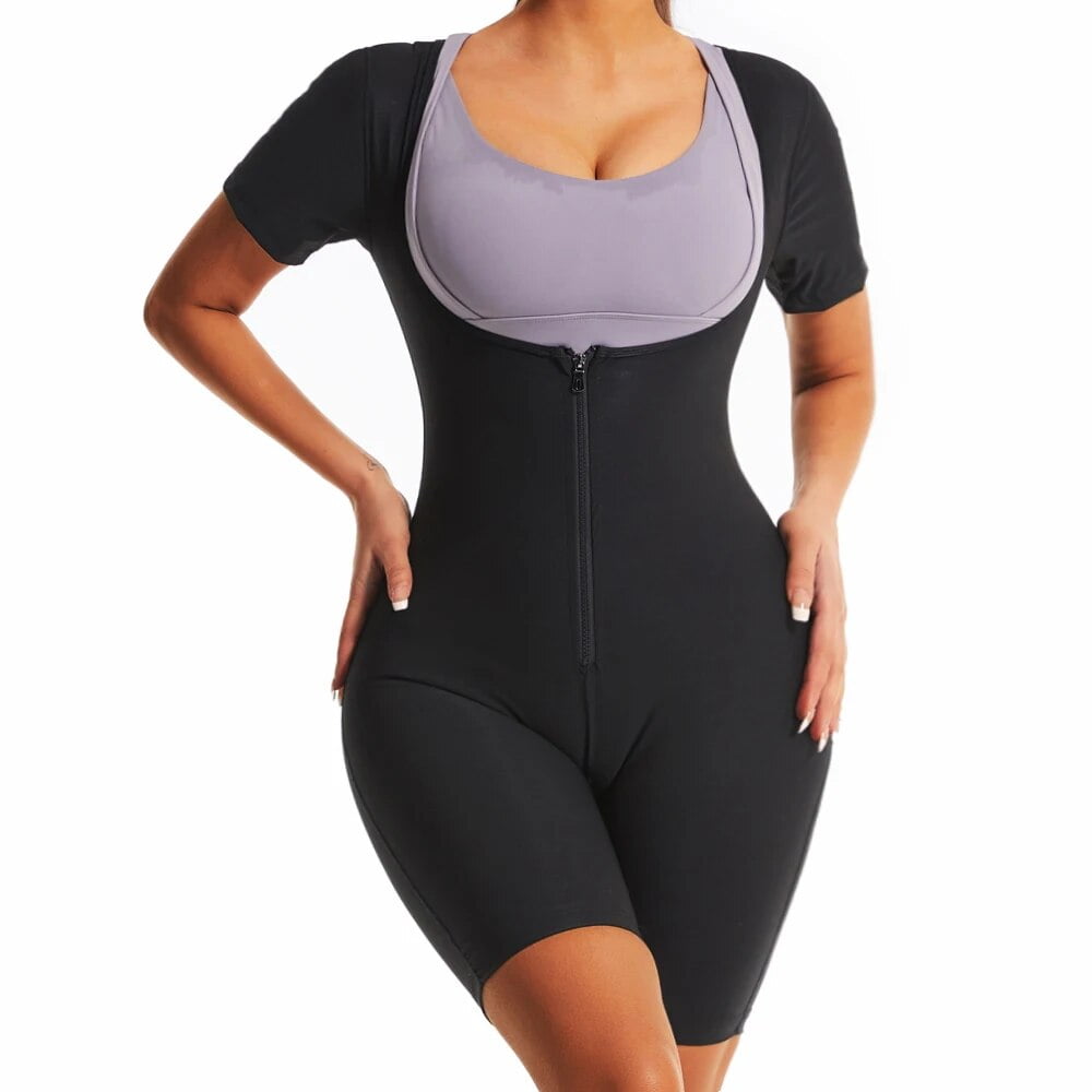 Fajas Shapewear High Compression Bodysuit Girdles Sauna Sweat Suits