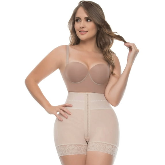 Fajas Uplady Butt Lifter Tummy Control High Waisted Mid Thigh Shaper Shorts