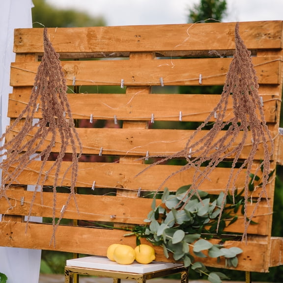 SEWCHICS Artificial Hanging Plants Outdoors Decorative Fake Branch Brown 1Set for Outdoor Decor