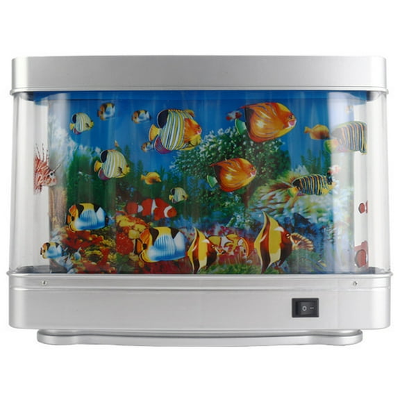 Fake Aquarium Decorative Lamp Artificial Tropical Fish Tank Motion Night Light Virtual Moving Imitating Ocean