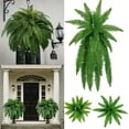 Fake Artificial Ferns for Outdoors UV Resistant Lifelike Boston Fern