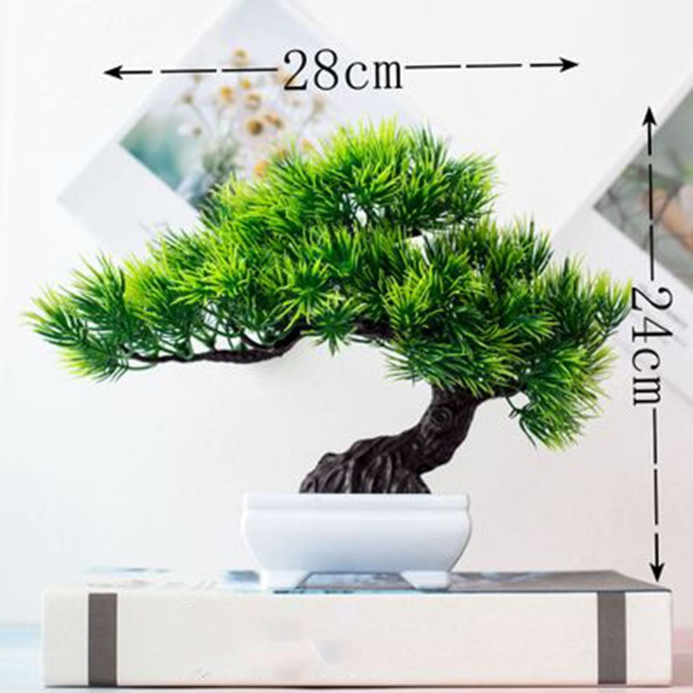 Fake Artificial Pot Plant Bonsai Potted Simulation Pine Tree Home