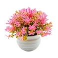 thumbnail image 1 of Fake Artificial Potted Flowers In Pot False Plants Outdoor Garden Home Decor UK K7S9, 1 of 7