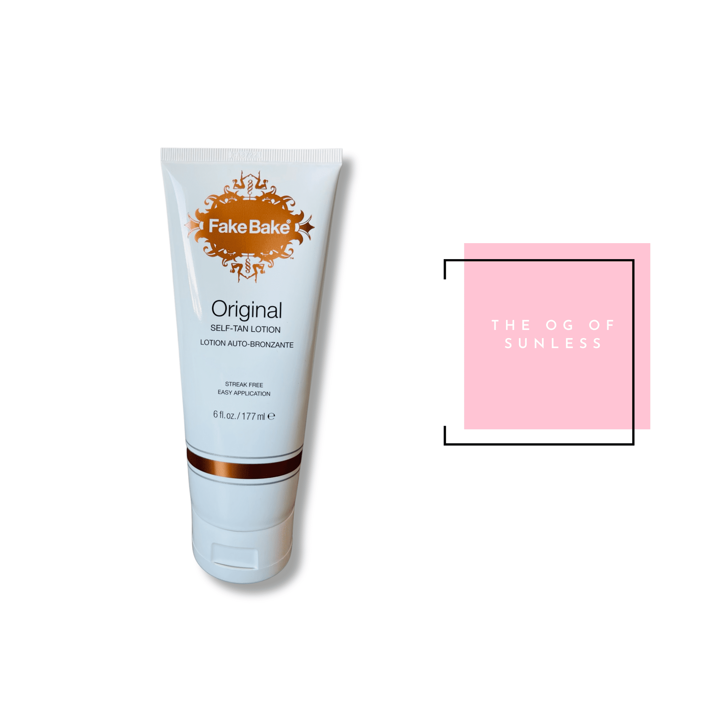 Fake Bake 6 oz Original Self Tan Lotion - Streak Free Sunless Natural Bronze for All Skin Types