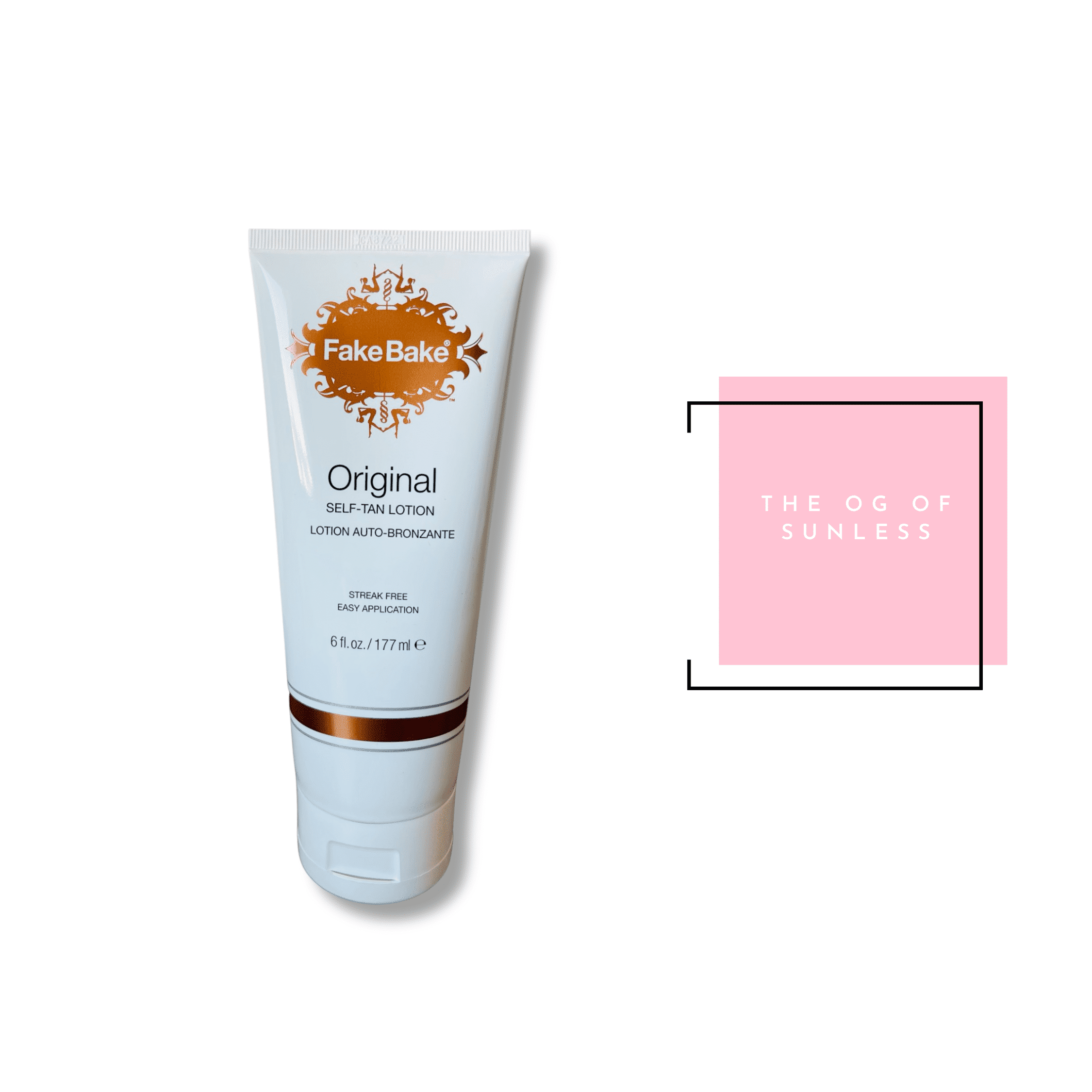 Fake Bake 6 oz Original Self Tan Lotion - Streak Free Sunless Natural Bronze for All Skin Types