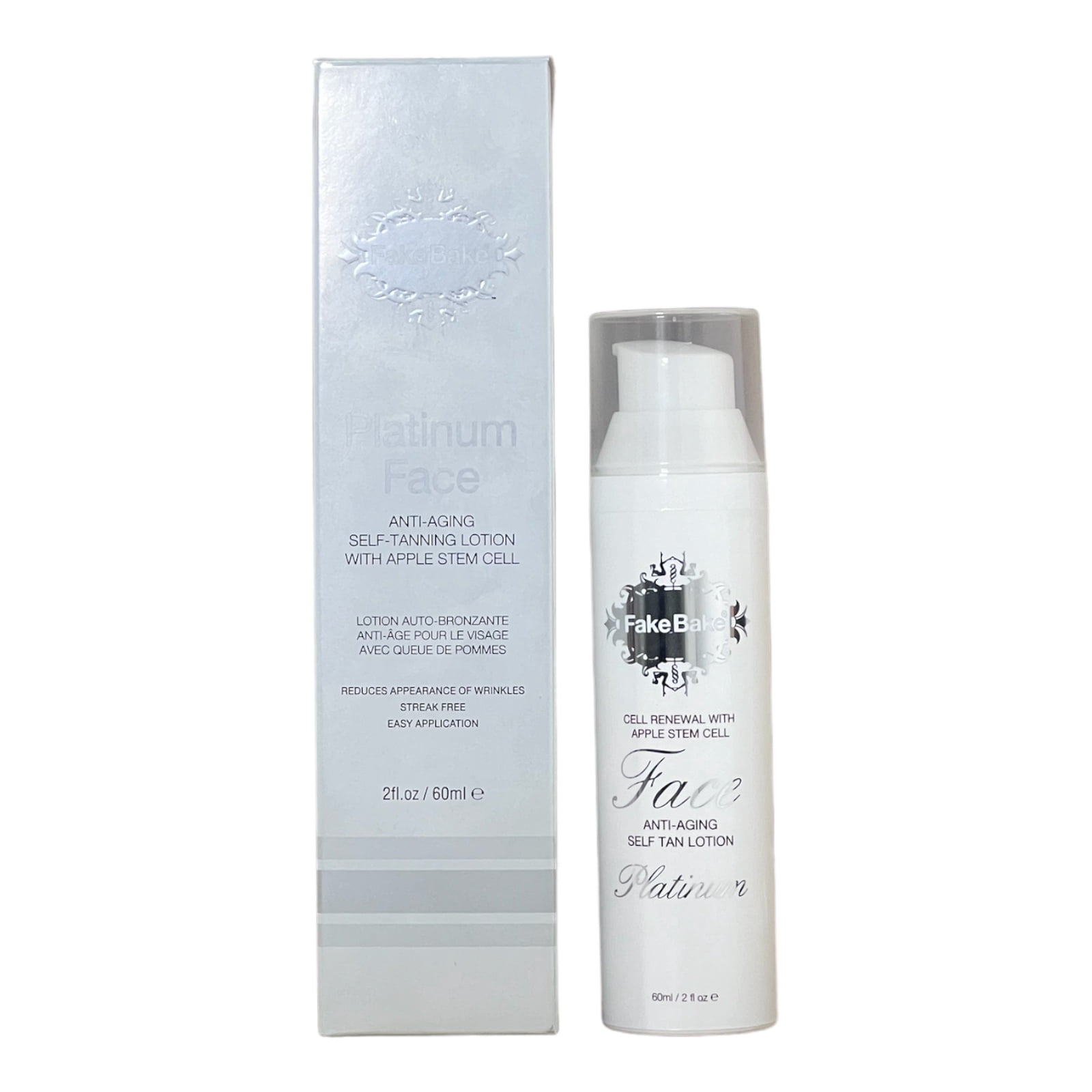 Fake Bake Platinum Face Anti-Aging Self-Tanning Lotion, 2 Oz - Walmart.com