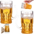 thumbnail image 1 of Fake Beer Mug,Plastic Beer Mugs,Not Beer,Fake Beer,Plastic Beer Mugs With Handles,Double Layer Funny Beer Mug PS Plastic Fake Double Beer Mugs(1pc 13.53fl.oz/400ml)Clearance from QiwagFerng, 1 of 7