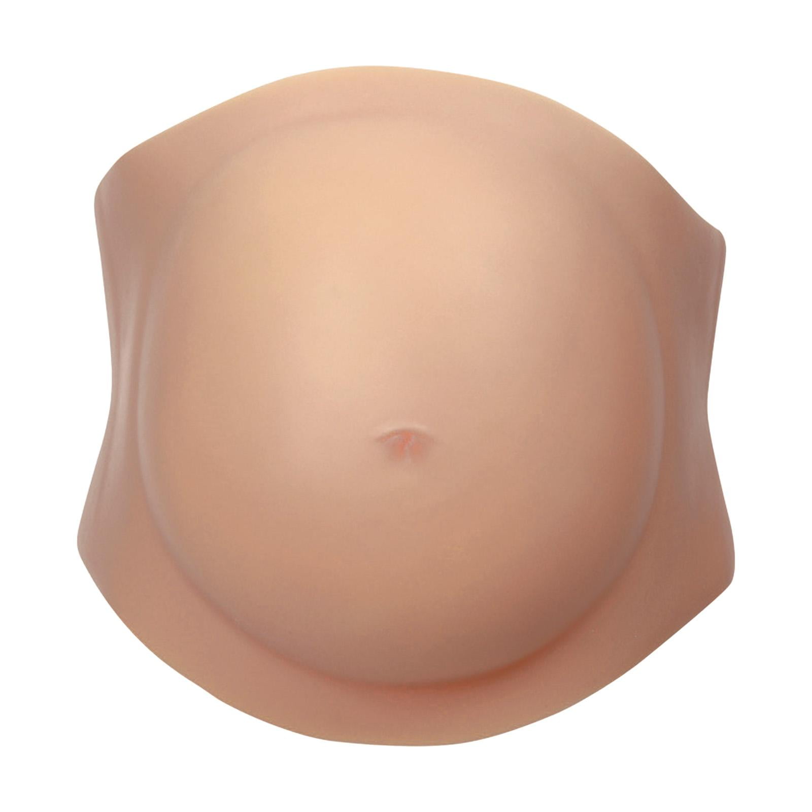 Fake Belly Silicone Prosthesis Mannequin Bump Comfortable Elastic Lightweight for TV Series Actors Stage Performance