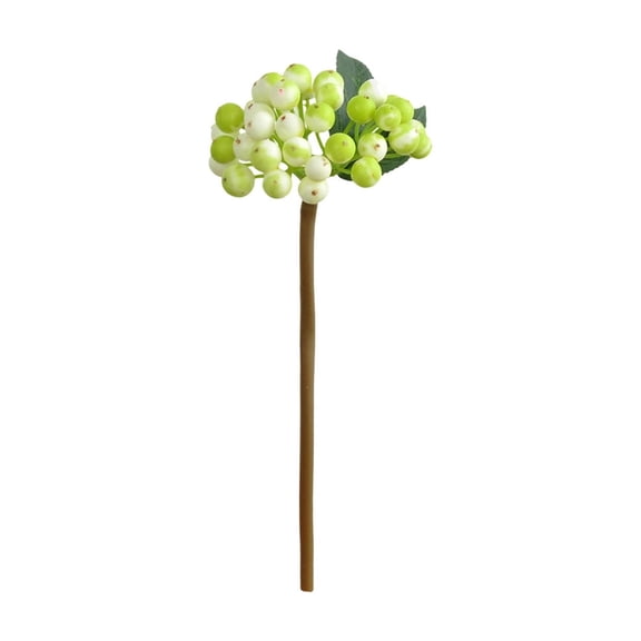 Fake Berry Stems, Artificial Berry with Long Stem for Flower Arrangement, Berries for Spring Holiday Home Decorations, DIY Crafts, Wedding (Mint Green)