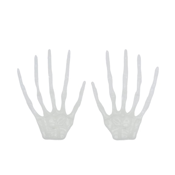 Fake Bone Skeleton Hand Cosplay Prop Multi Color Plastic Skeleton Hands Indoor Outdoor Spooky Halloween Scene Layout Decoration