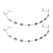 Fake Braces,Kids Fake Braces Lip Protector Colorful Braces Wire,Teeth Braces Wire Stylish Teeth Cosplay Braces for Dentists Kids