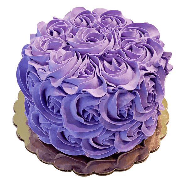 Fake Cake Lavender Purple Rosette Cake Prop Decoration Dezicakes