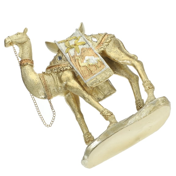 Lifelike Camel Sculpture Resin Middle East Camel Figurine Exquisite Camel Statue Accessories Color Random