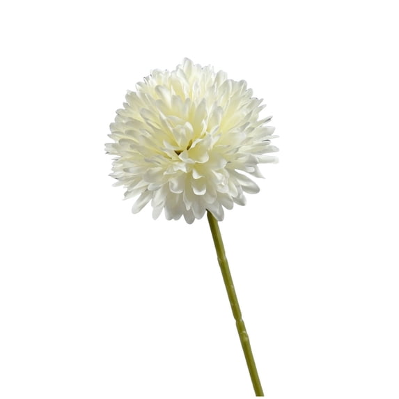 Fake Chrysanthemum Flowers 11.2-Inch, Patriotic July 4Th Mums for Home Decor, Memorial Day Centerpiece Without Vase, Winter Bouquet, 1 Bunch of Artificial Flowers