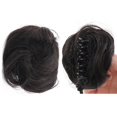 thumbnail image 1 of Fake Claw Clip Hair Accessories Hair Bun Extensions Space Buns Hair Piece Piece Updo Messy Bun 01, 1 of 8