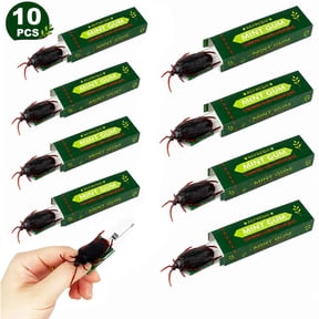 Fake Cockroach Prank Toy Set, Realistic Simulation Bug Props, Funny Gag Joke Party Favor, Halloween Trick Entertainment Supplies, Reusable Novelty Prank Gift